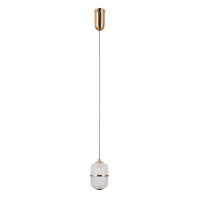 Підвісний світильник, люстра Italux PND-34375-1-HBR Alani LED 1x6W 3000K 588Lm IP20 золотий