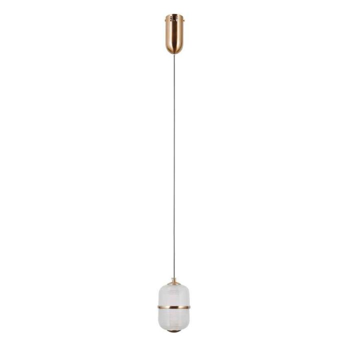 Підвісний світильник, люстра Italux PND-34375-1-HBR Alani LED 1x6W 3000K 588Lm IP20 золотий