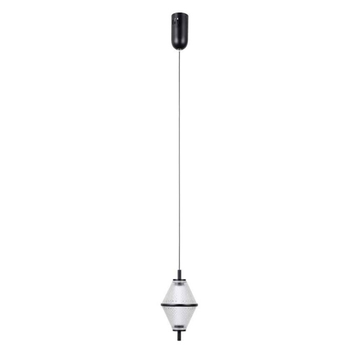 Підвісний світильник, люстра Italux PND-34395-1-BK Fuente LED 1x5W 3000K 422Lm IP20 чорний
