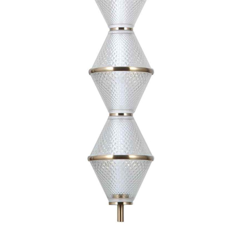 Підвісний світильник, люстра Italux PND-34395-3V-HBR Fuente LED 3x15W 3000K 1108Lm IP20 золотий