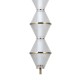 Підвісний світильник, люстра Italux PND-34395-3V-HBR Fuente LED 3x15W 3000K 1108Lm IP20 золотий