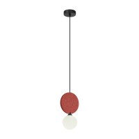 Подвесной светильник, люстра Italux PND-59779-1M-RED Andrea G9 1x25W IP20 красный