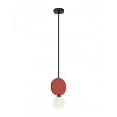 Підвісний світильник, люстра Italux PND-59779-1M-RED Andrea G9 1x25W IP20 червоний