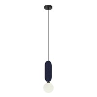 Подвесной светильник, люстра Italux PND-59815-1-BLU Lorenzo G9 1x25W IP20 синий