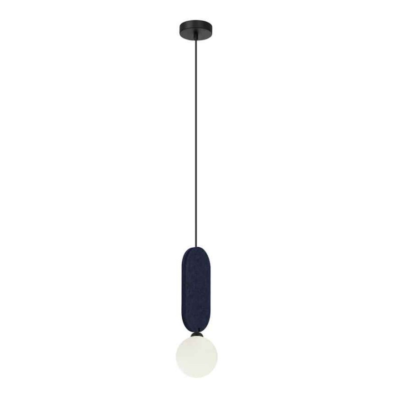 Підвісний світильник, люстра Italux PND-59815-1-BLU Lorenzo G9 1x25W IP20 синій