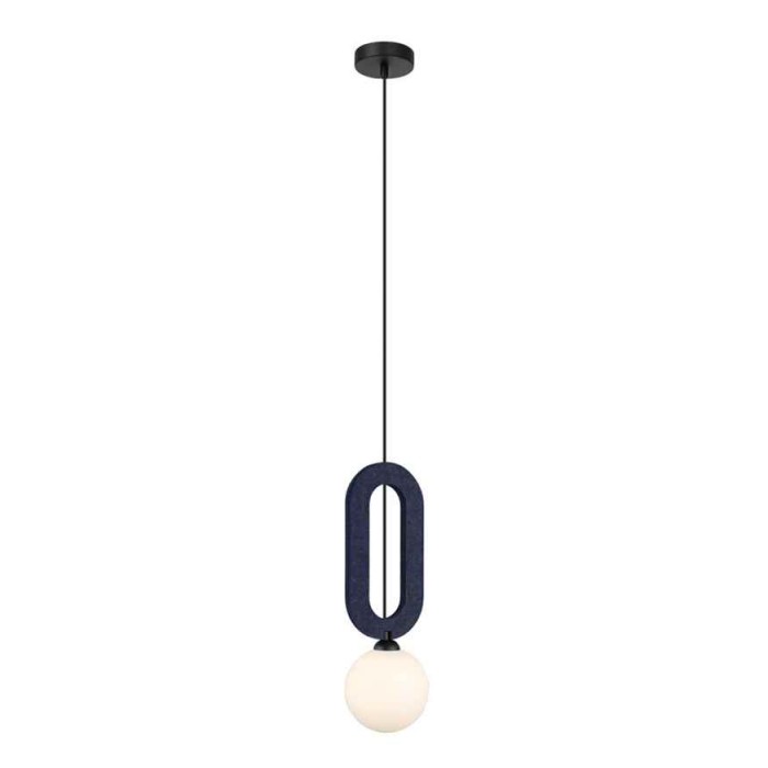 Підвісний світильник, люстра Italux PND-59839-1-BLU Masso G9 1x25W IP20 синій