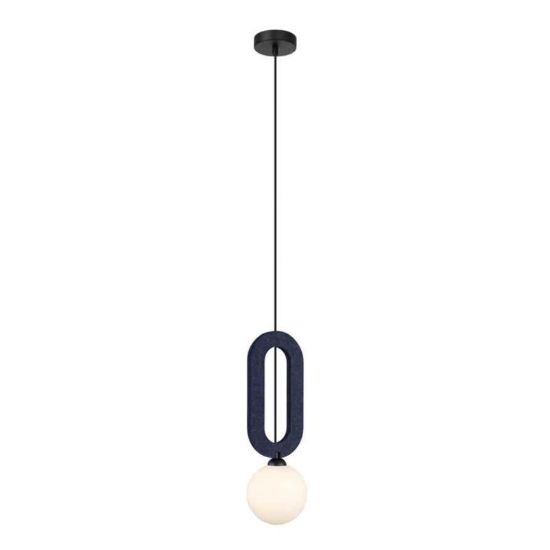 Підвісний світильник, люстра Italux PND-59839-1-BLU Masso G9 1x25W IP20 синій
