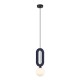 Підвісний світильник, люстра Italux PND-59839-1-BLU Masso G9 1x25W IP20 синій