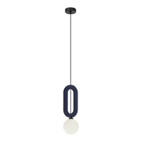 Подвесной светильник, люстра Italux PND-59839-1-BLU Masso G9 1x25W IP20 синий
