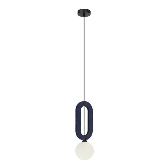 Підвісний світильник, люстра Italux PND-59839-1-BLU Masso G9 1x25W IP20 синій