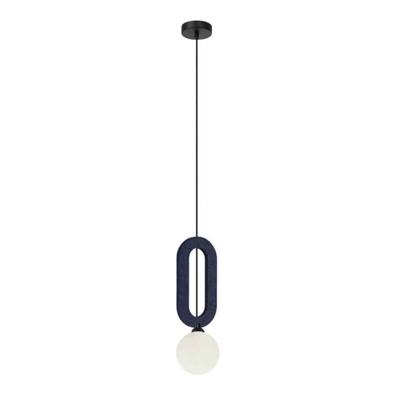Підвісний світильник, люстра Italux PND-59839-1-BLU Masso G9 1x25W IP20 синій