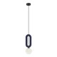 Підвісний світильник, люстра Italux PND-59839-1-BLU Masso G9 1x25W IP20 синій