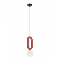 Підвісний світильник, люстра Italux PND-59839-1-RED Masso G9 1x25W IP20 червоний
