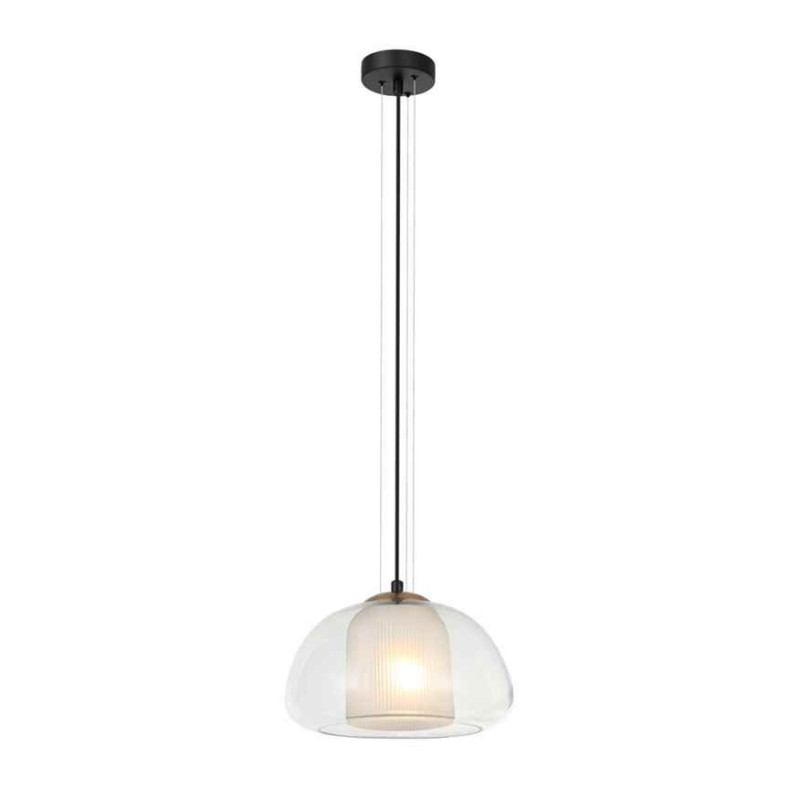 Подвесной светильник люстра Italux PND-61001A-BK Feder E27 1x40W IP20 прозрачный