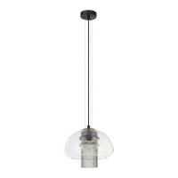Светильник подвесной, люстра Italux PND-61001C-BK Feder E27 1x40W IP20 прозрачный