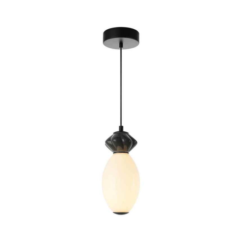 Підвісний світильник, люстра Italux PND-94921-1B-BK Balos LED 1x7W 3000K 760Lm IP20 чорний