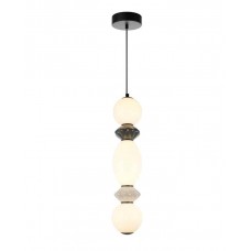 Підвісний світильник, люстра Italux PND-94921-3V-BK Balos LED 1x14W 3000K 1600Lm IP20 чорний