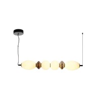 Подвесной светильник, люстра Italux PND-94921-4A-BK Balos LED 1x23W 3000K 2840Lm IP20 черный