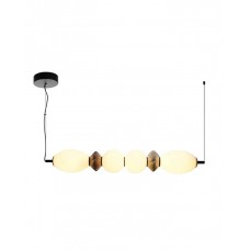 Підвісний світильник, люстра Italux PND-94921-4A-BK Balos LED 1x23W 3000K 2840Lm IP20 чорний