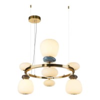 Підвісний світильник, люстра Italux PND-94981-4B-GD Evans LED 1x33W 3000K 3950Lm IP20 золотий