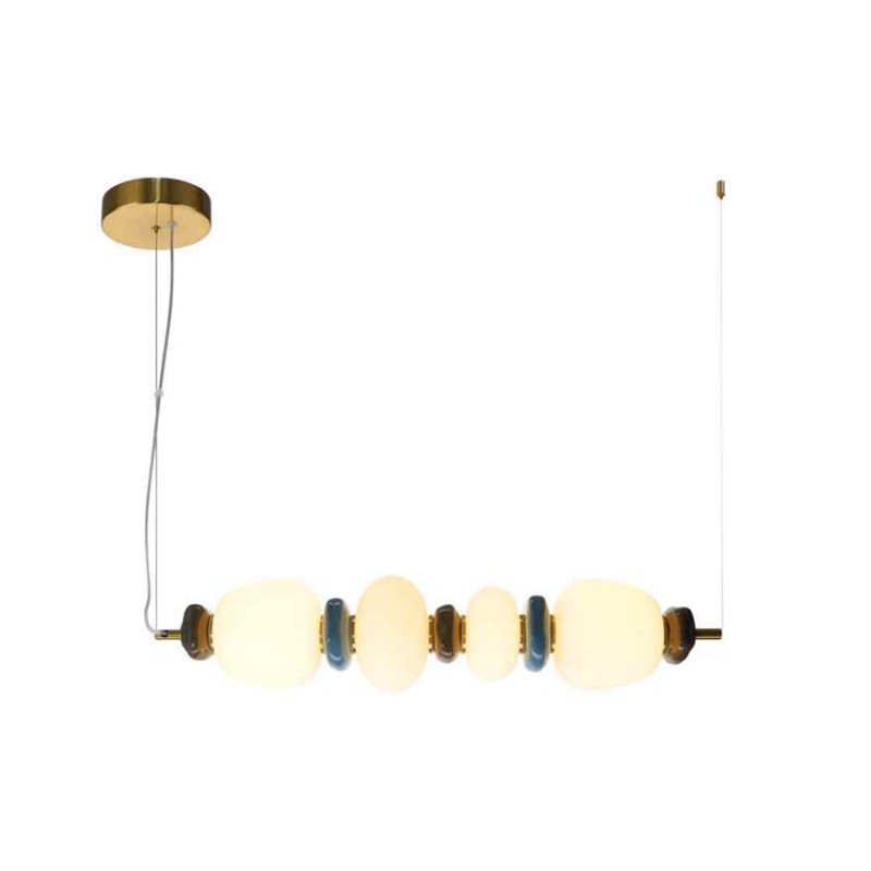 Підвісний світильник, люстра Italux PND-94981-4C-GD Evans LED 1x22W 3000K 2560Lm IP20 золотий