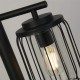Парковий світильник Searchlight 44611BK Reed 1Lt Post Light, Black Metal and PC Shade