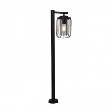 Парковий світильник Searchlight 44611BK Reed 1Lt Post Light, Black Metal and PC Shade
