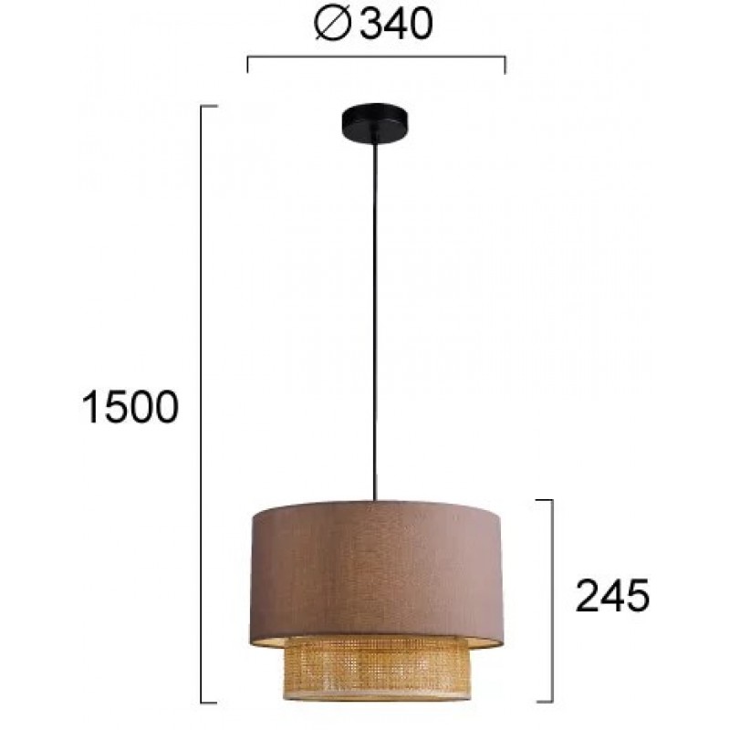 Підвісний світильник Viokef 4305900 Rika