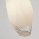 Підвісний світильник Searchlight 23141-1SB Rocky 1Lt Pendant, Satin Brass Metal & Glass
