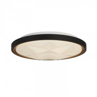 Стельовий світильник Searchlight 26185-415 Satellite LED Flush, Black with Star Effect Diffuser, 25 Вт, 1430 лм, 3000К-4000К-6000К