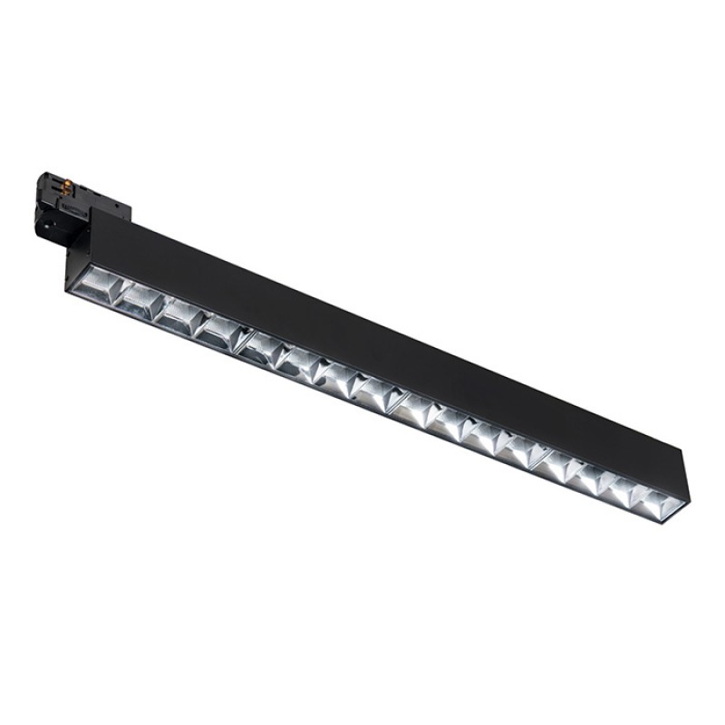 Трековий світильник Azzardo AZ6057 SPACE TRACK 3LINE 30W CCT SWITCH BK, 30 Вт, 1800 лм, 3000К/4000К/6000К