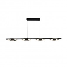 Підвісний світильник Searchlight 32804-4BK Space 4Lt LED Bar Pendant, Black Metal, 35 Вт, 1497 лм, 3000К