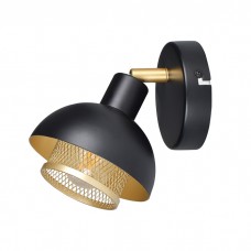 Спот - Italux SPL-27357-1-BK-GD Savio