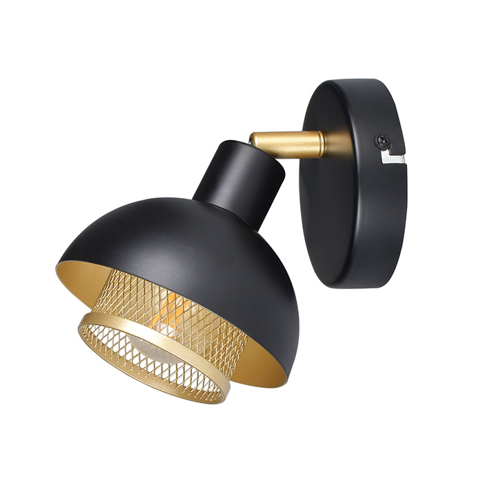 Спот Italux SPL-27357-1-BK-GD Savio