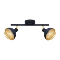 Спот - Italux SPL-27357-2-BK-GD Savio
