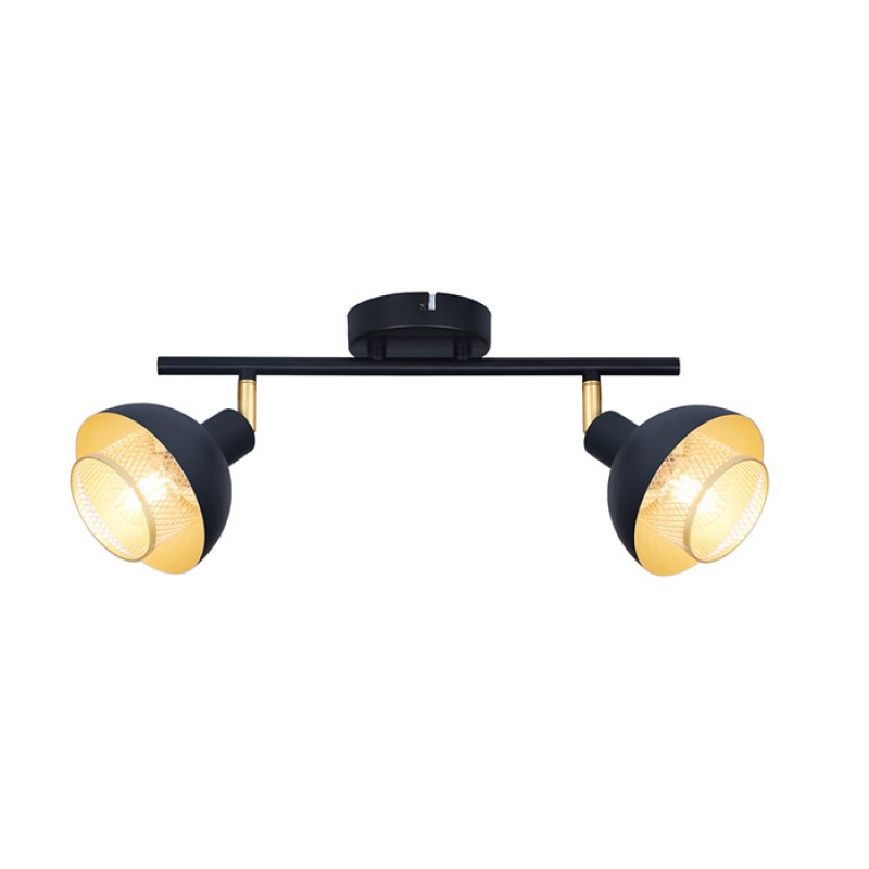 Спот - Italux SPL-27357-2-BK-GD Savio