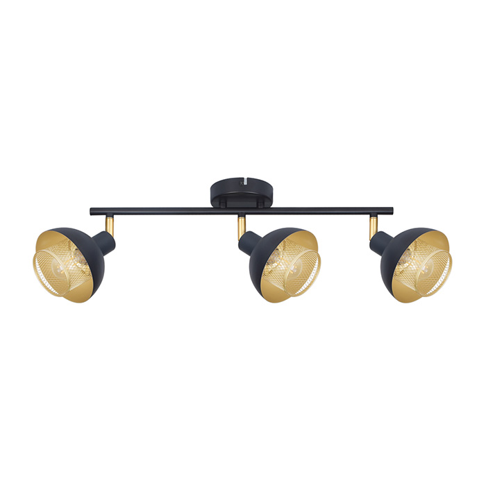 Спот Italux SPL-27357-3-BK-GD Savio