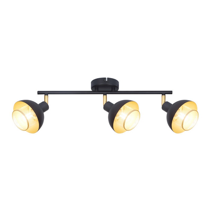 Спот - Italux SPL-27357-3-BK-GD Savio