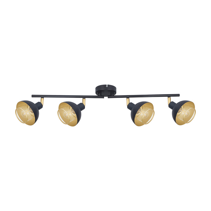 Спот Italux SPL-27357-4-BK-GD Savio