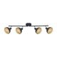 Спот - Italux SPL-27357-4-BK-GD Savio