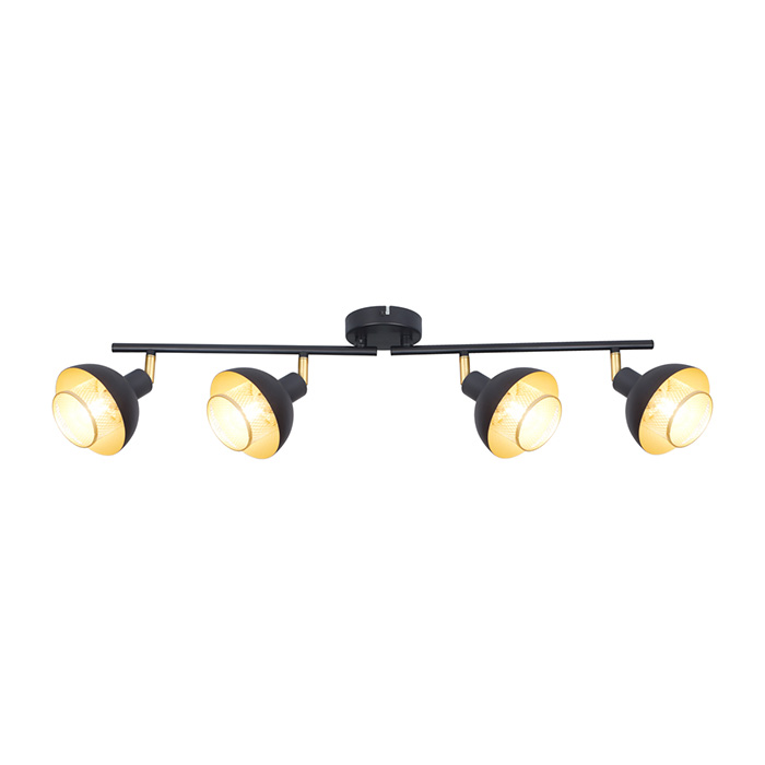 Спот Italux SPL-27357-4-BK-GD Savio