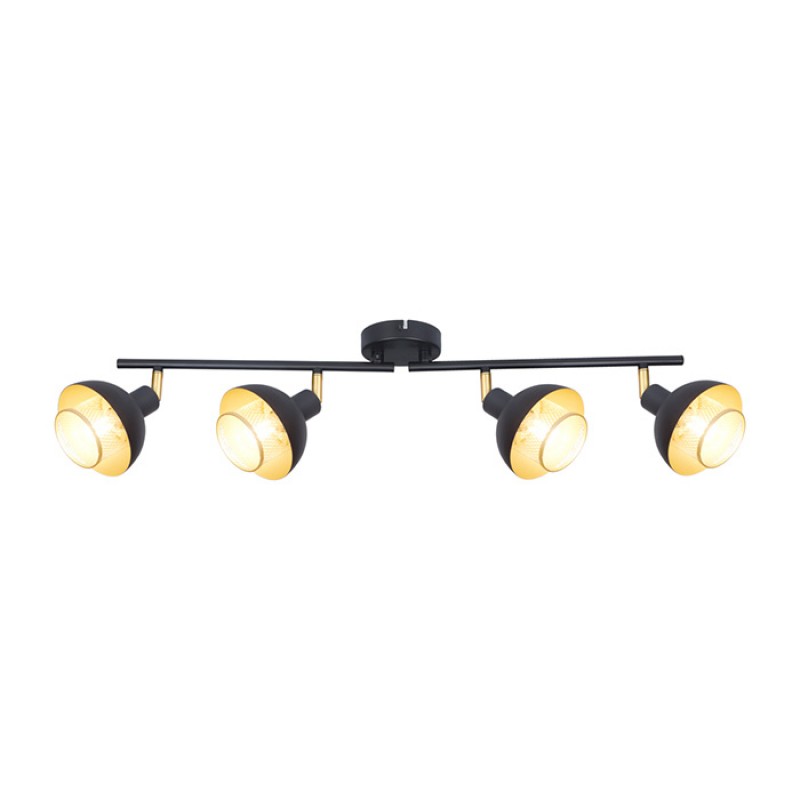 Спот - Italux SPL-27357-4-BK-GD Savio