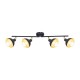 Спот - Italux SPL-27357-4-BK-GD Savio