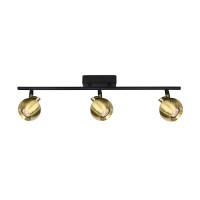 Спот - Italux SPL-45379-3-BK-BRSS Lafin