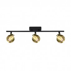 Спот Italux SPL-45379-3-BK-BRSS Lafin