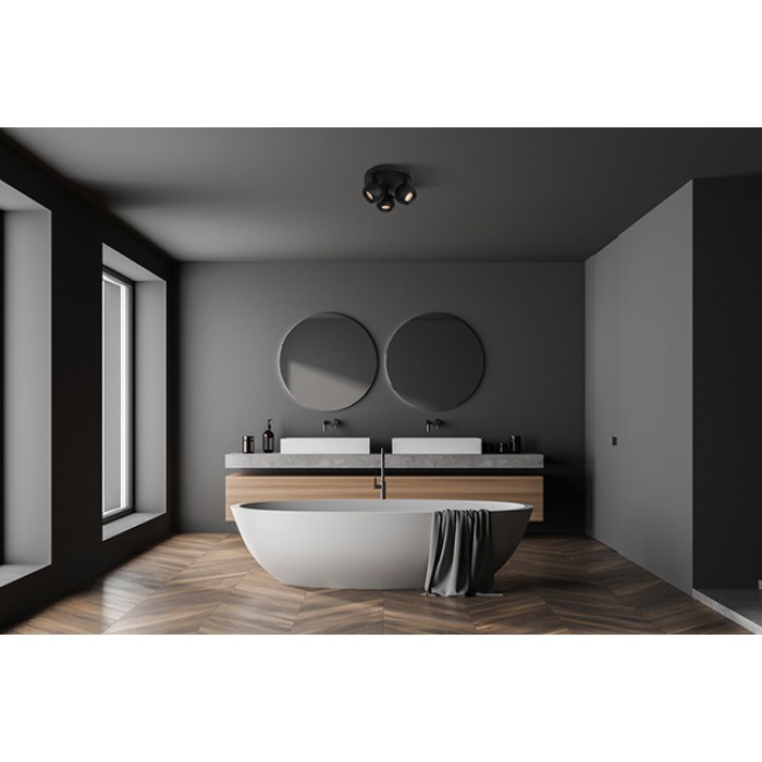 Спот Italux SPL-45379-3R-BK Lafin