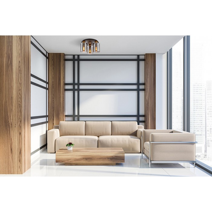 Люстра Italux SPL-5581-3SC-BRO-SG Sardo