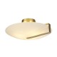 Люстра Searchlight 73990-3GO Sundial Flush - Gold Metal & Frosted Glass