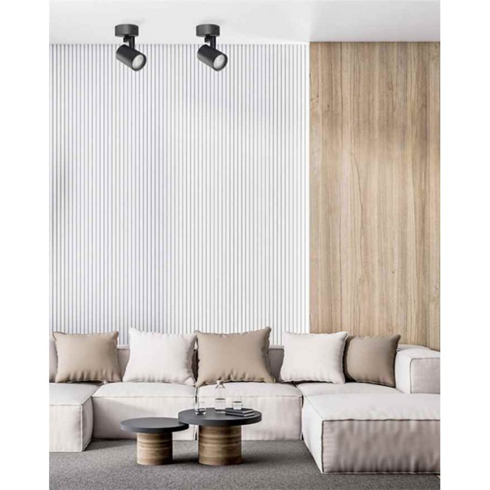 Светильник поворотный, спот Goldlux 328687 Lynx GU10 1x10W IP20 черный