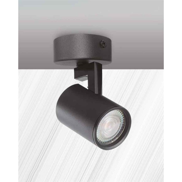 Светильник поворотный, спот Goldlux 328687 Lynx GU10 1x10W IP20 черный